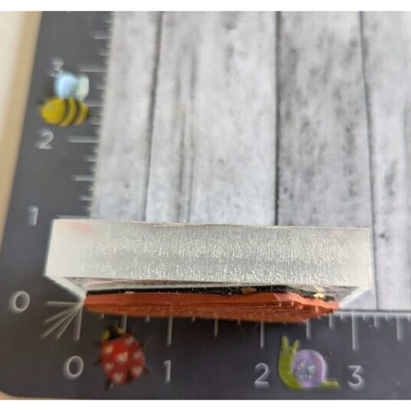 Sutter Hawk Bird Detailed F320 Acrylic Mount Rubber Stamp #D29 - Picture 3 of 3